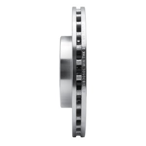 Mercedes-Benz E320 Brake Rotor (1) - Front Left - R1 Concepts - Drilled & Slotted - Silver - `03-`09